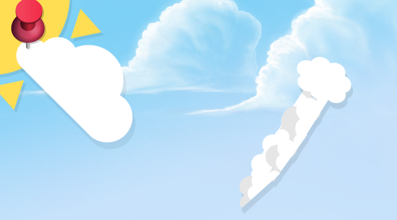 Montage by LinguiLD nuage en clou, nuage cloué au soleil