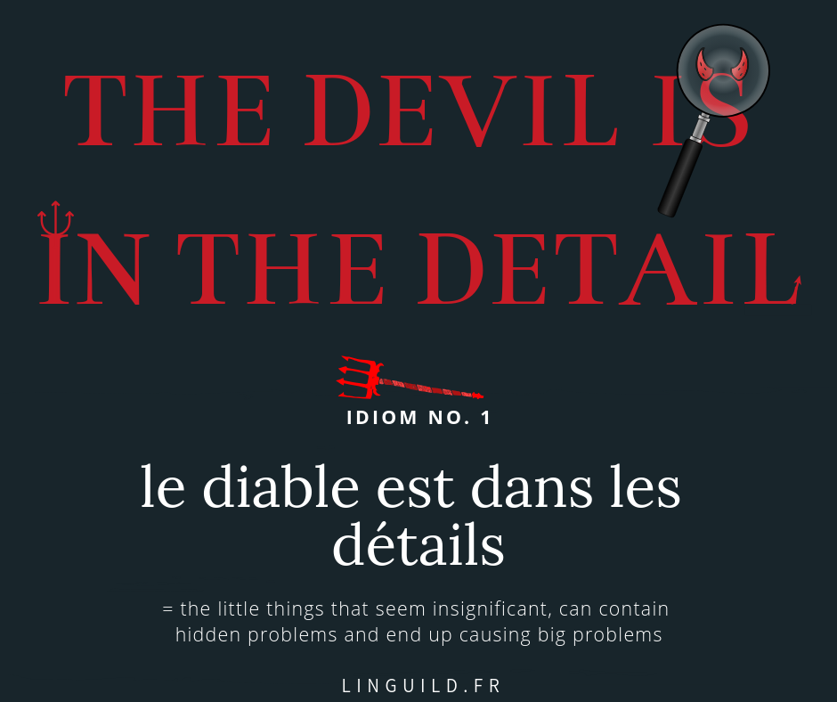 fiche the devil is in the detail
