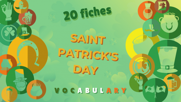 20 mots vocabulaire courant anglais saint patrick