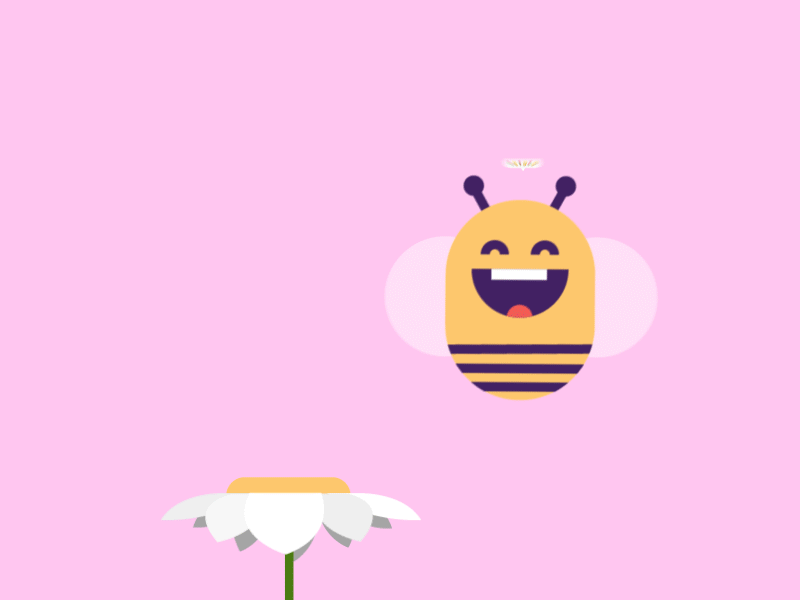 gif hay fever bee