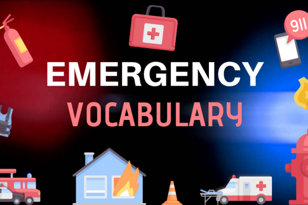 🆘 Le vocabulaire anglais qui peut vous sauver la vie : 🚒 les urgences ! 🚔
