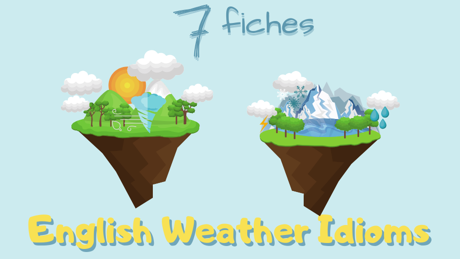 7 expressions anglaises sur la météo 🌞 (Partie 1)