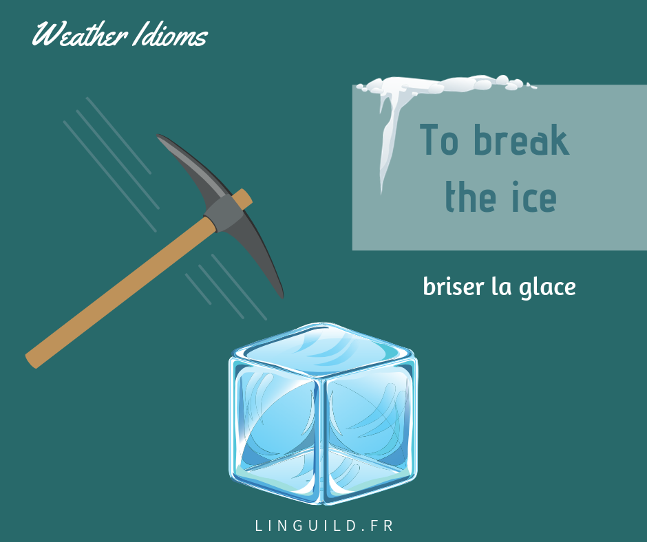 to break the ice