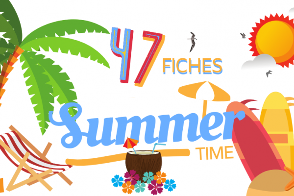 🌞 Les 47 fiches de vocabulaire de base anglais sur l’été 🌴