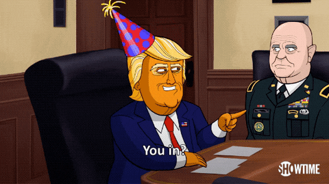 You in Trump cartoon