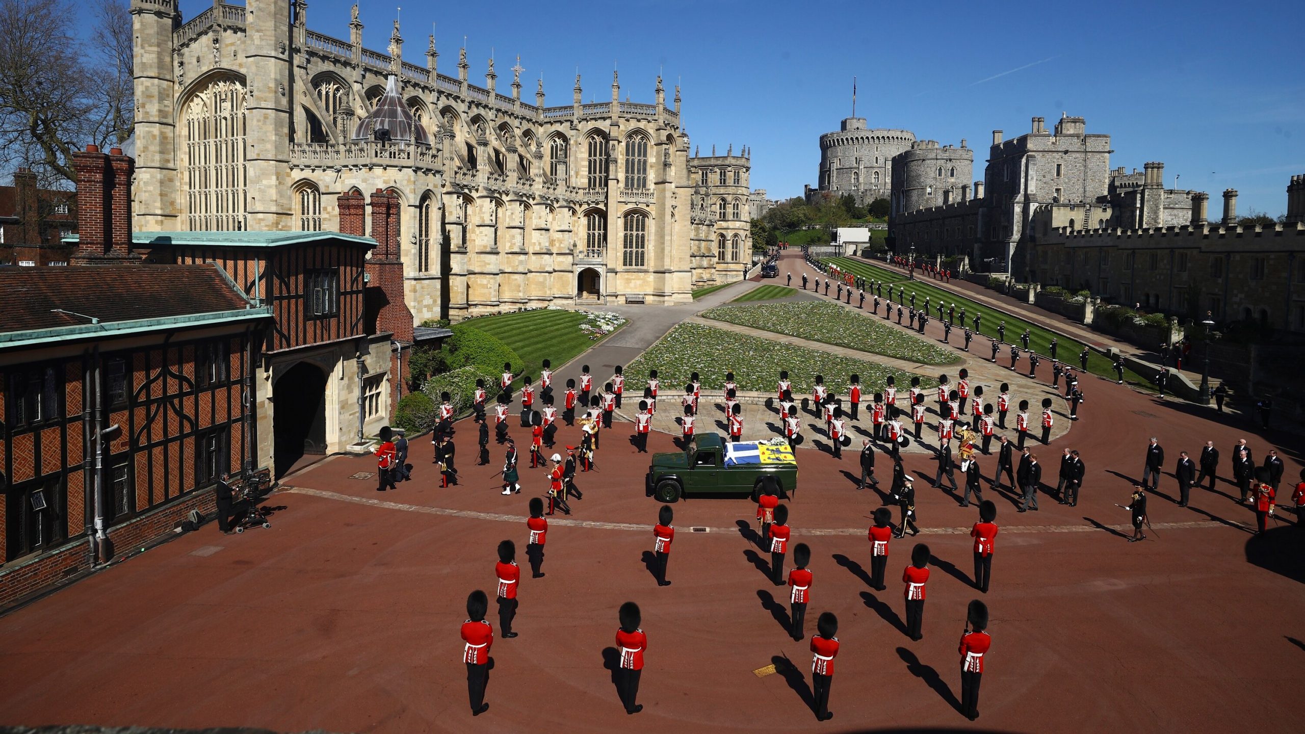 Picture of Prince Philip's funerals at Windsor Castle