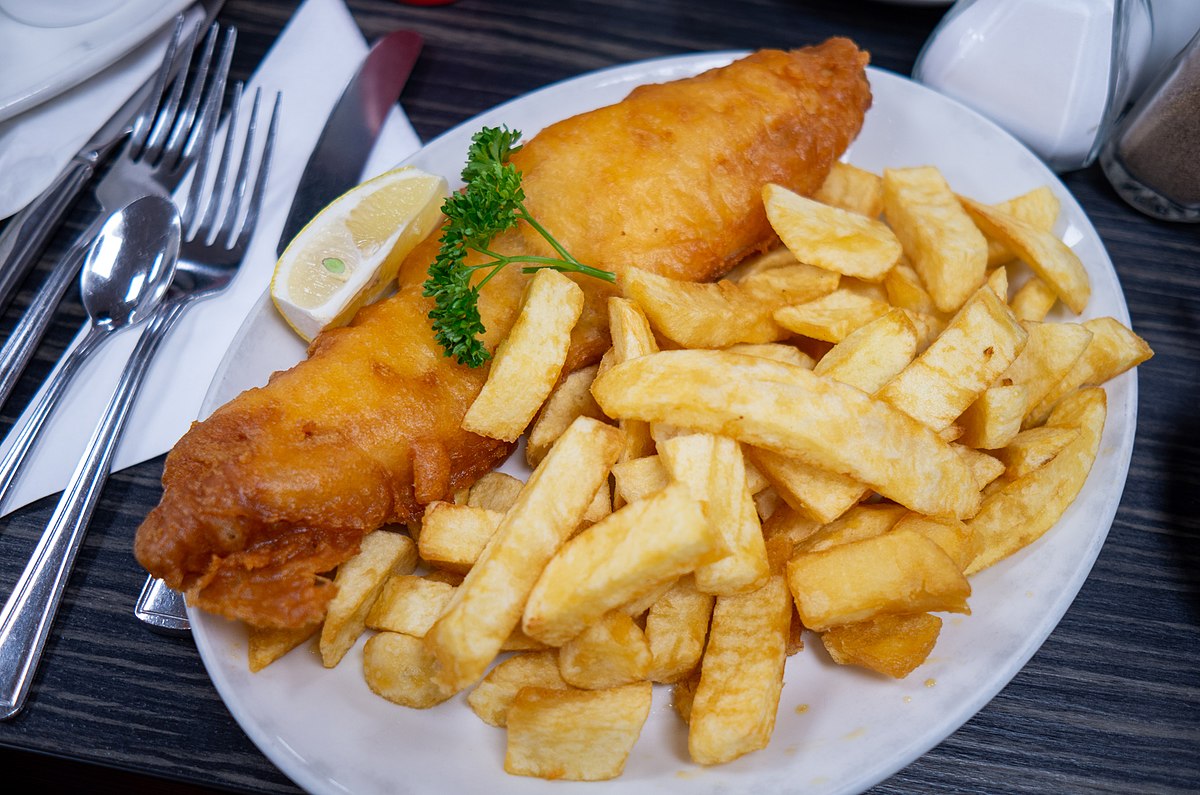 Photo du plat anglais fish and chips